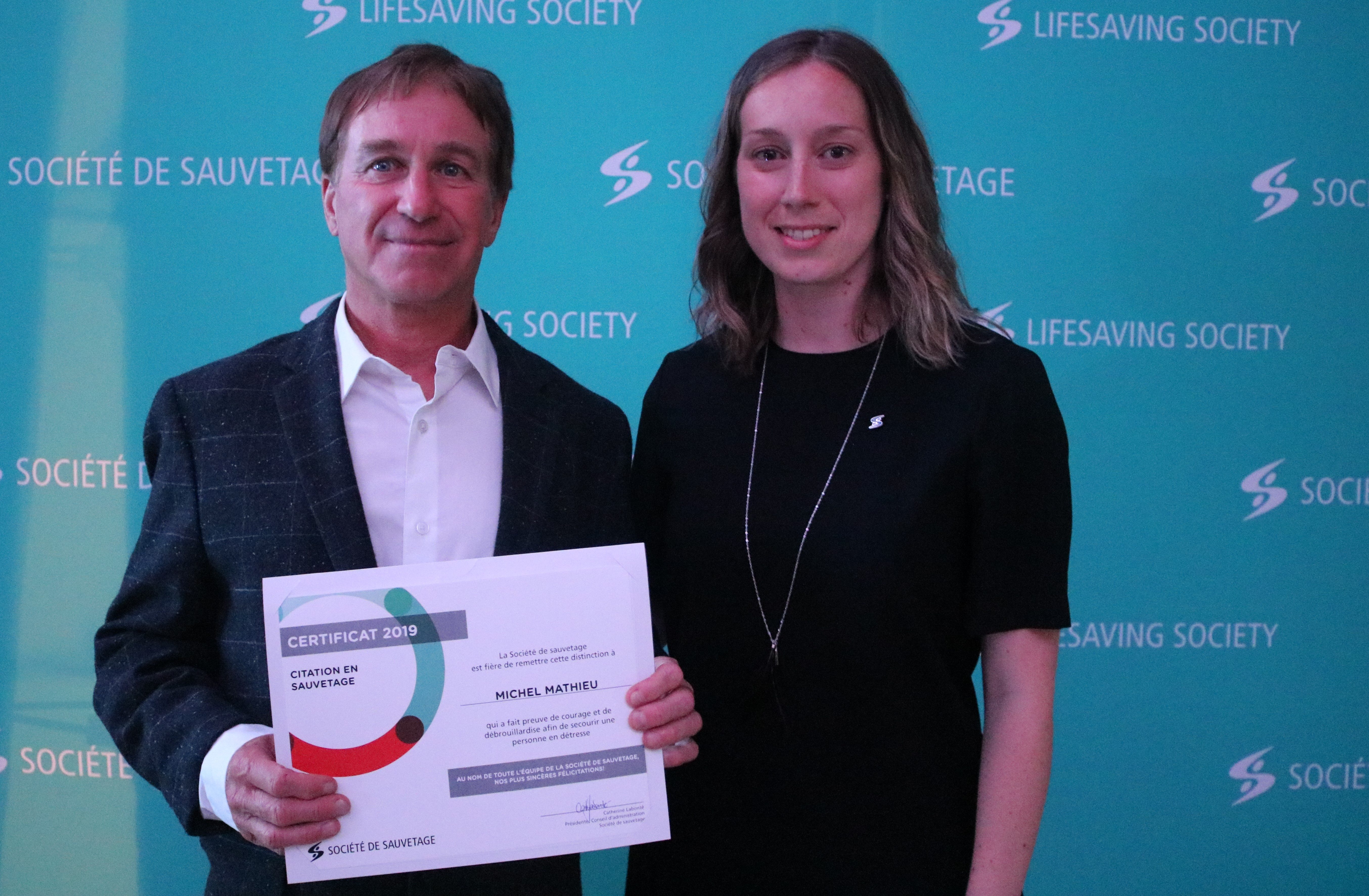 L’acte de bravoure de Michel Mathieu salué