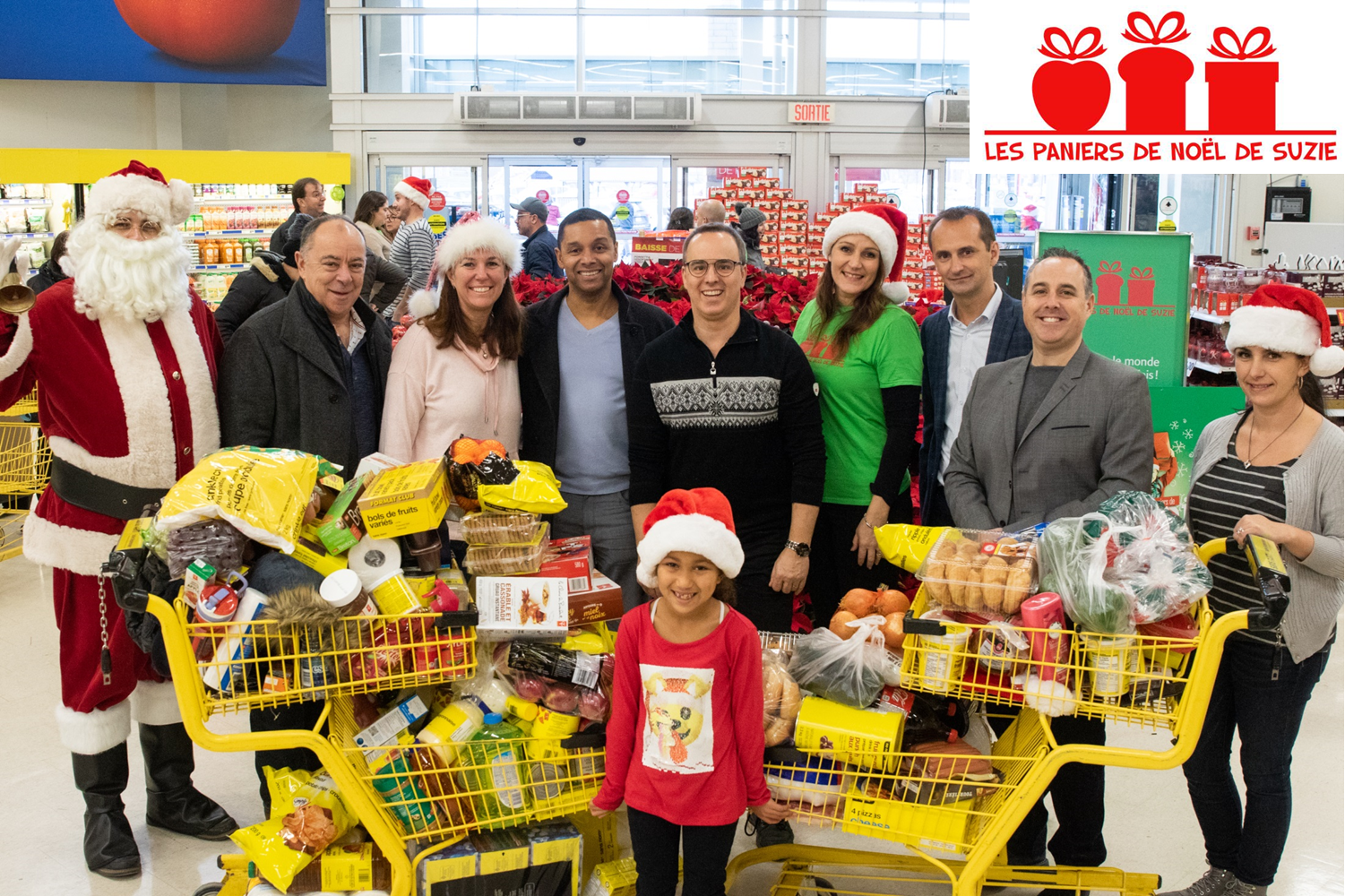 Paniers de Noël de Suzie : une grande vague de générosité