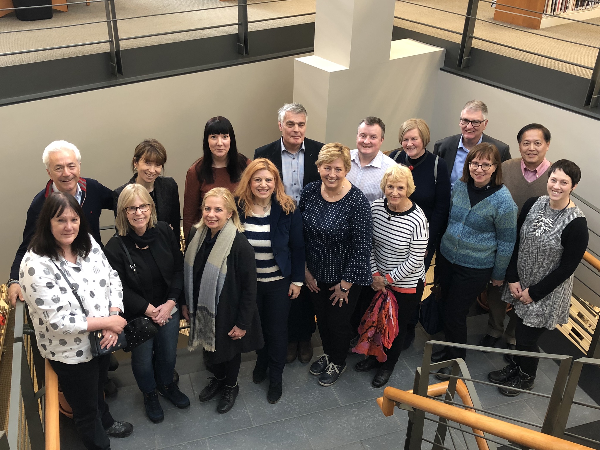 Des dignitaires du milieu des bibliothèques à l’échelle mondiale de passage à Brossard