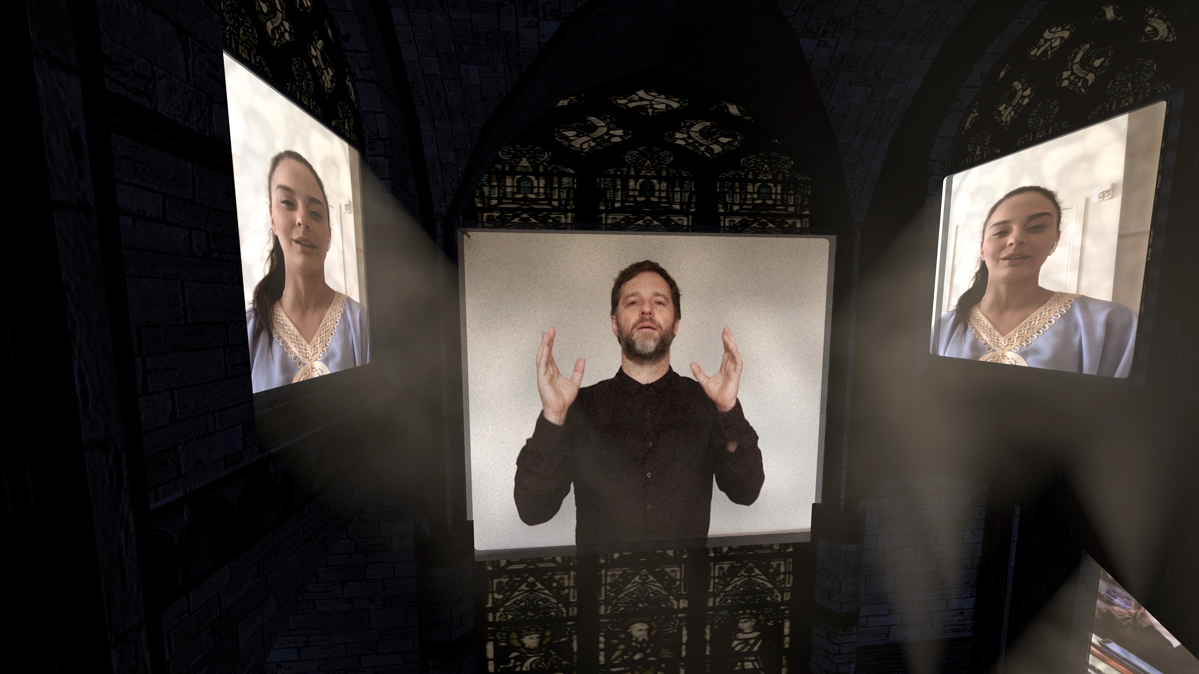 Une cathédrale en 3D pour chœur confiné