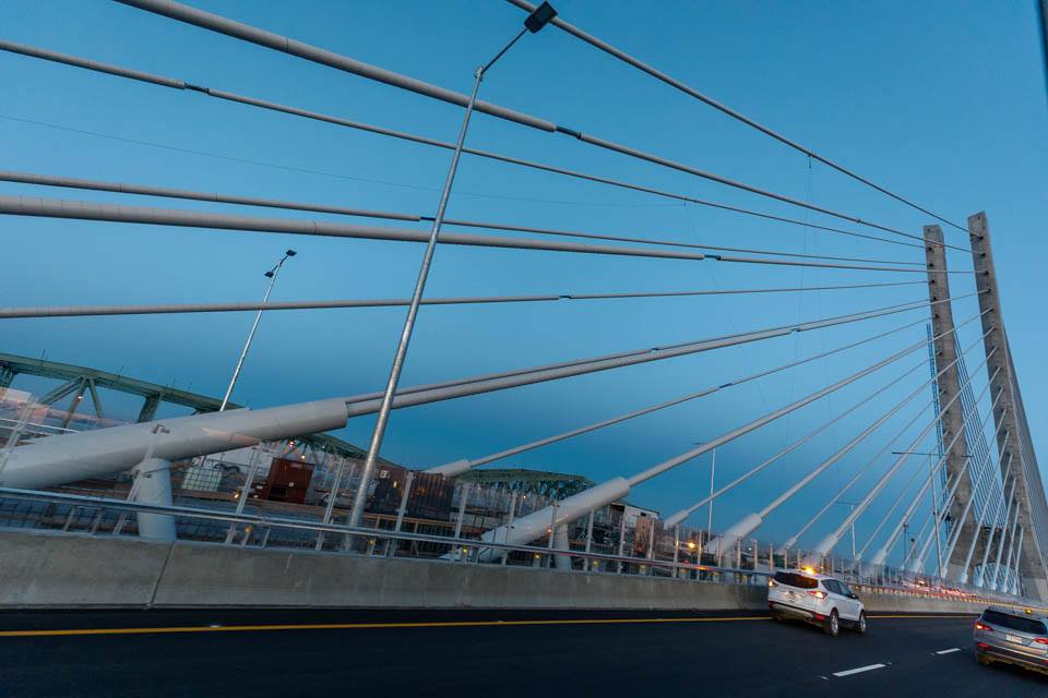 Pont Samuel-De Champlain : une seule voie en direction de Montréal en fin de semaine