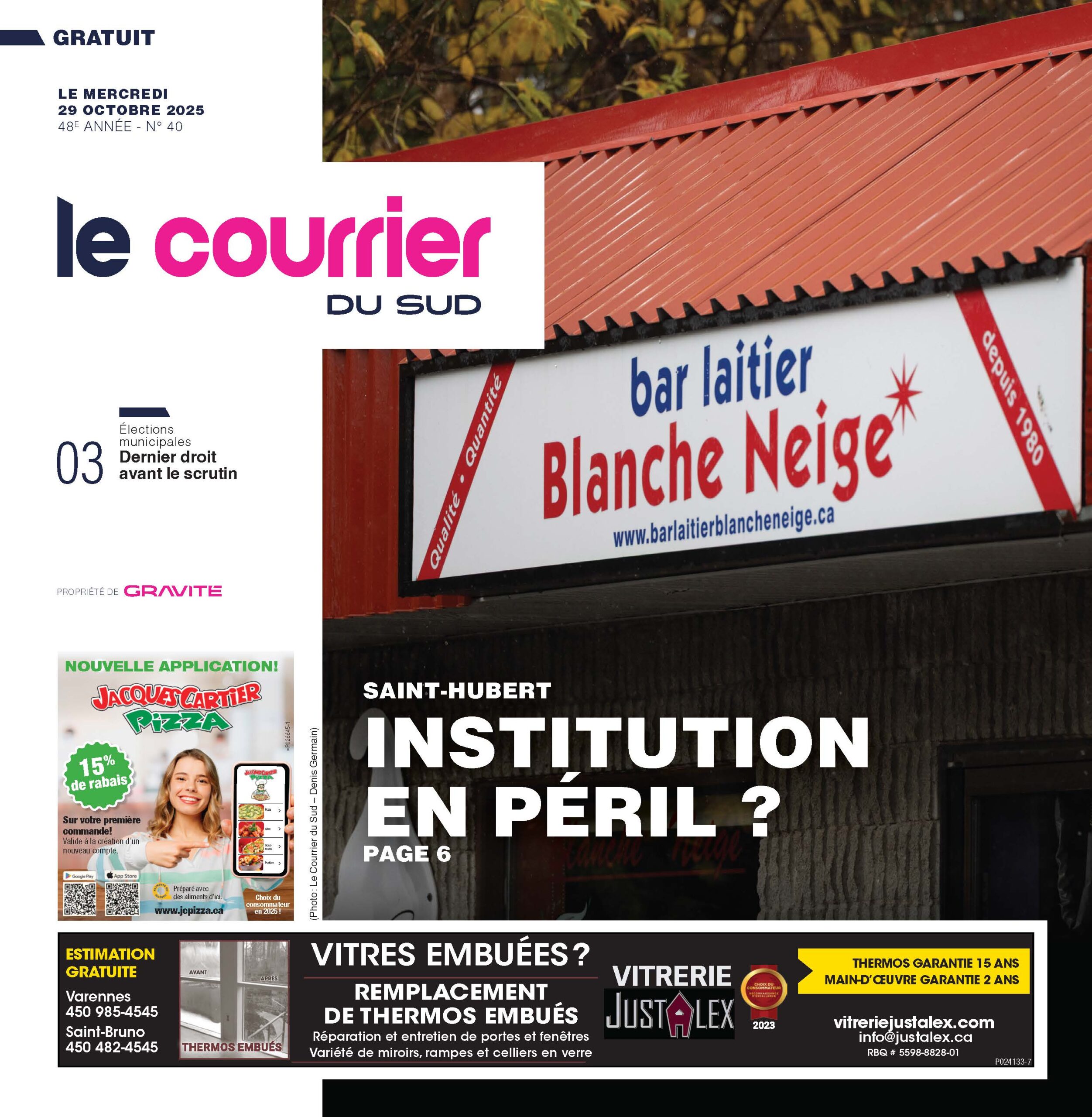 Journal Le Courrier du Sud – 29 octobre 2025