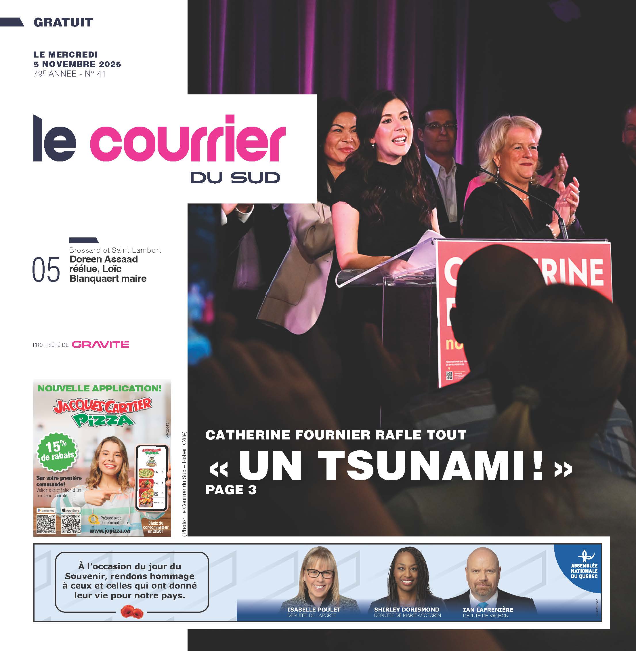 Journal Le Courrier du Sud – 5 novembre 2025