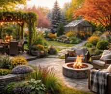 Comment réussir un aménagement extérieur quatre saisons?