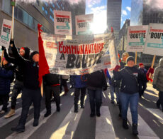 Le communautaire à boutte : une grève à grande échelle