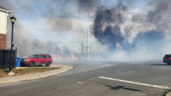 Saint-Hubert : un incendie sur 1,5 km