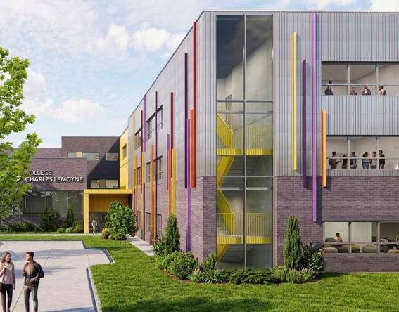 Collège Charles-Lemoyne : un campus agrandi qui accueillera 1750 élèves