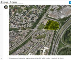 Projet de 400 M$ à Brossard : 810 logements sur le chemin des Prairies