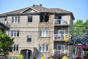 Saint-Hubert : un logement inhabitable à la suite d&rsquo;un incendie
