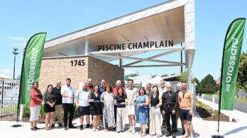 Juste à temps pour la canicule : inauguration de la piscine Champlain à Brossard