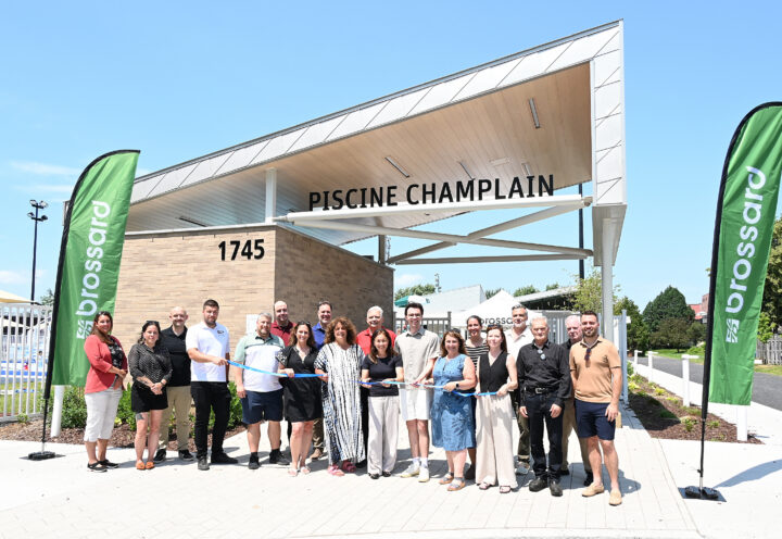 Juste à temps pour la canicule : inauguration de la piscine Champlain à Brossard