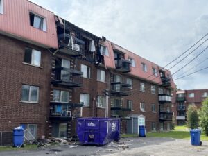Longueuil : plusieurs personnes à la rue à la suite d&rsquo;un incendie