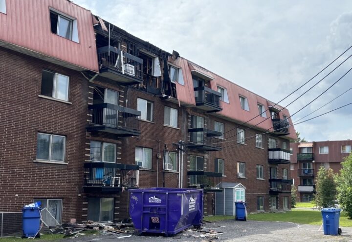 Longueuil : plusieurs personnes à la rue à la suite d&rsquo;un incendie