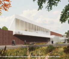 Poste de police de Brossard : le concept architectural dévoilé