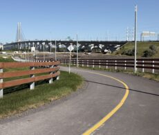 Brossard: la piste multifonctionnelle vers le pont est ouverte