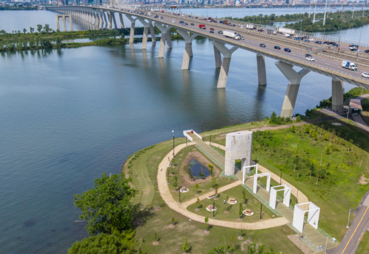 Parcours Héritage Champlain inauguré: un legs du pont Champlain d’origine