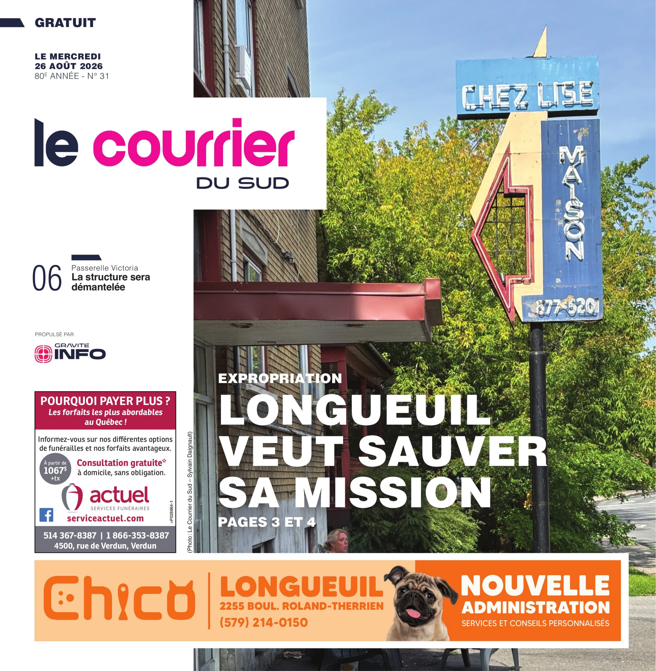 Le Courrier du Sud – 26 août 2026