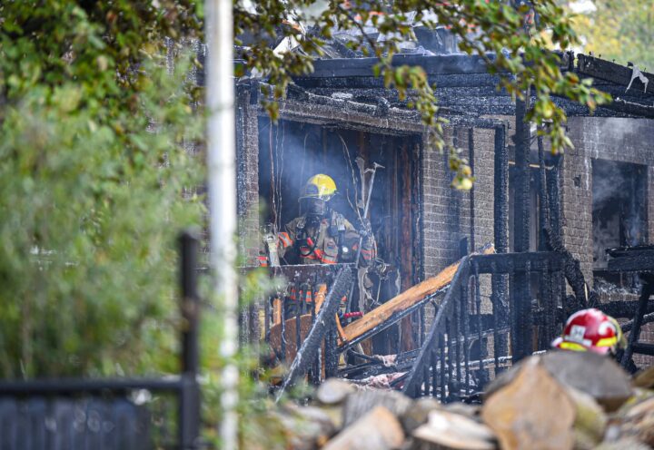 Feu de bâtiment à Longueuil