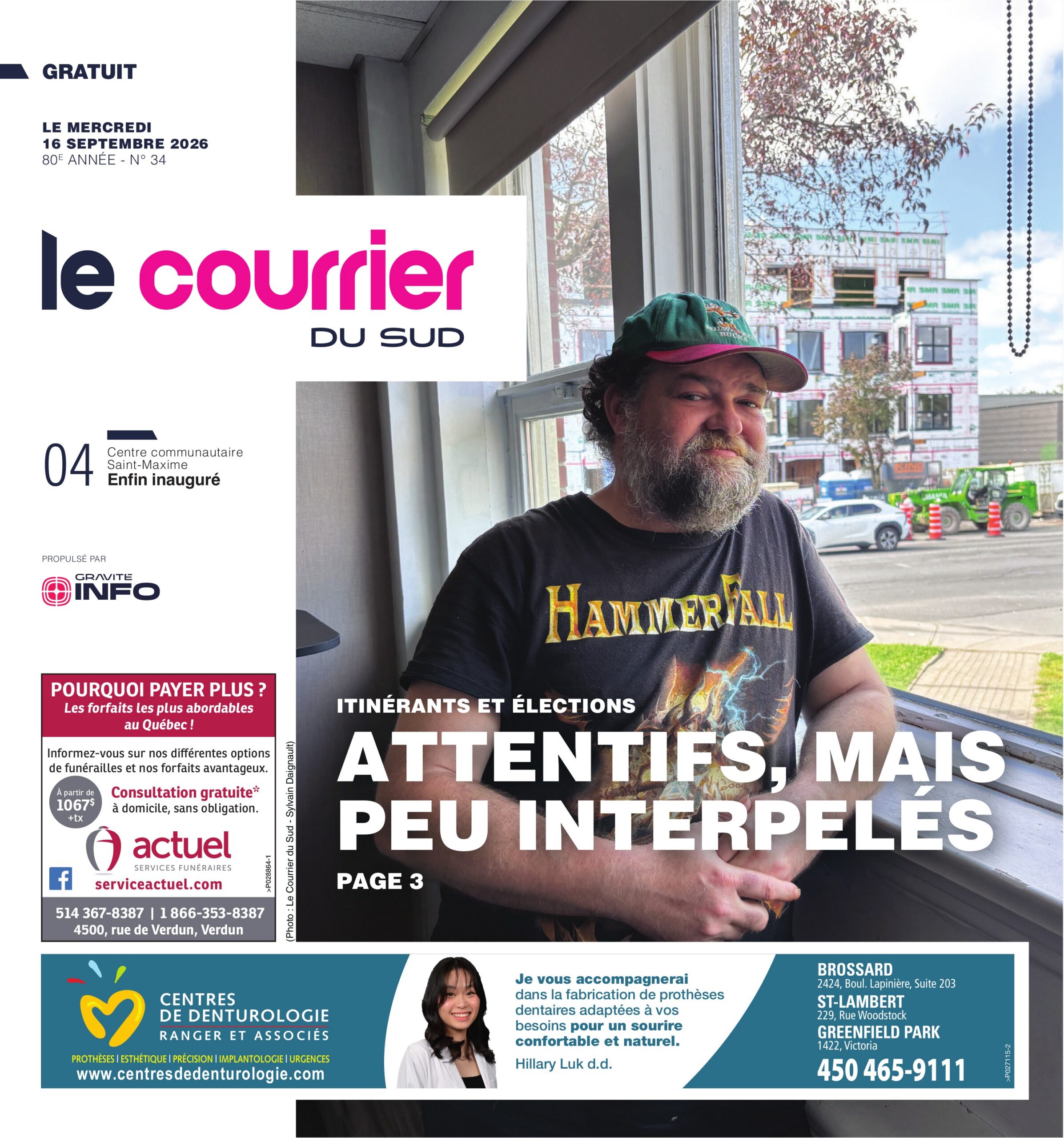 Le Courrier du Sud – 16 septembre 2026