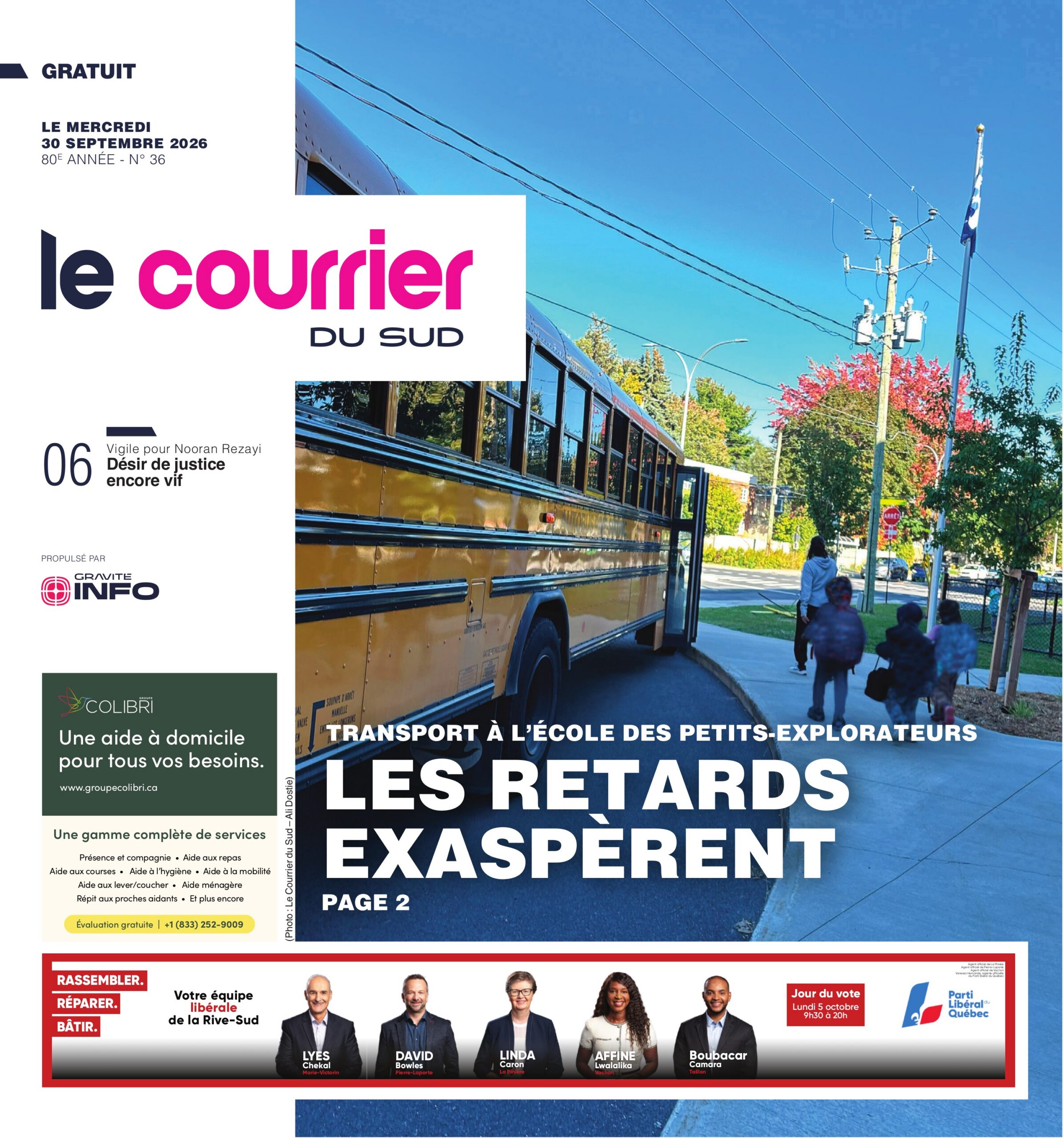 Le Courrier du Sud – 30 septembre 2026