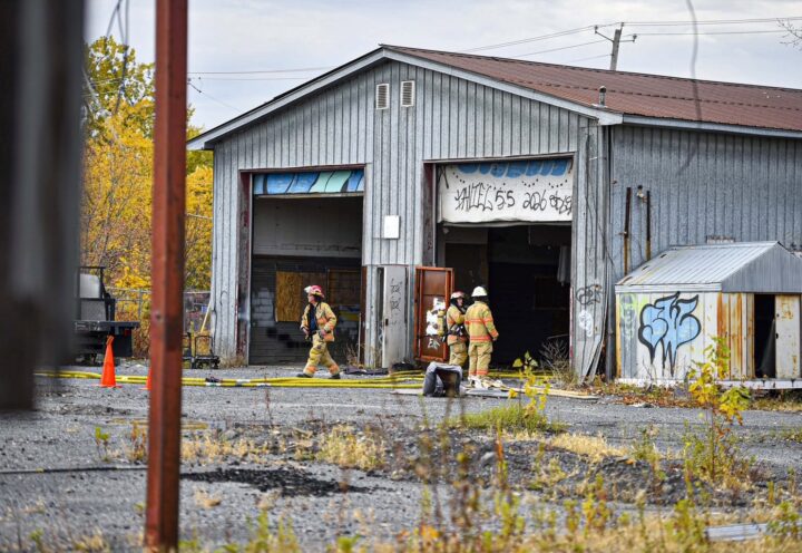 Saint-Lambert : nouvel incendie sur un terrain abandonné
