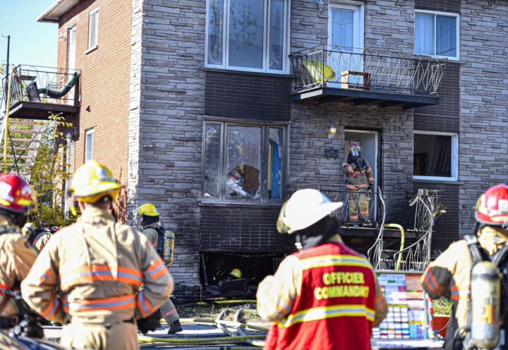 Incendie à Longueuil : des locataires devront être relocalisés